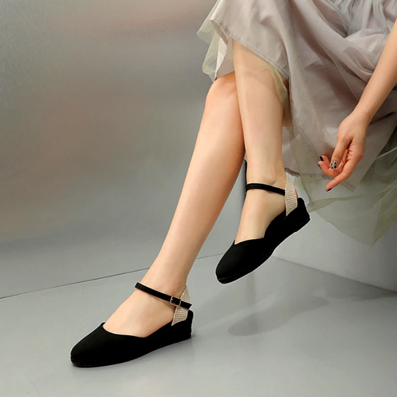 The versatile Braided Hemp Rope Wedge Sandals, perfect for daily use or special occasions