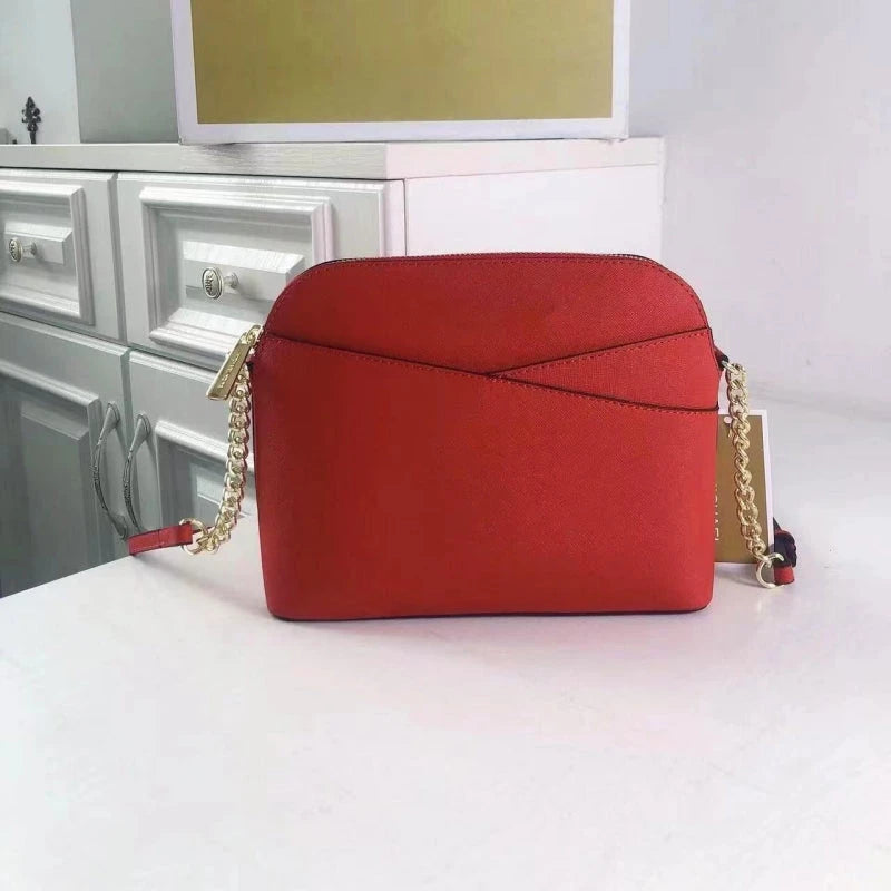 Close-up showing the material and craftsmanship of the Small Leather Bag