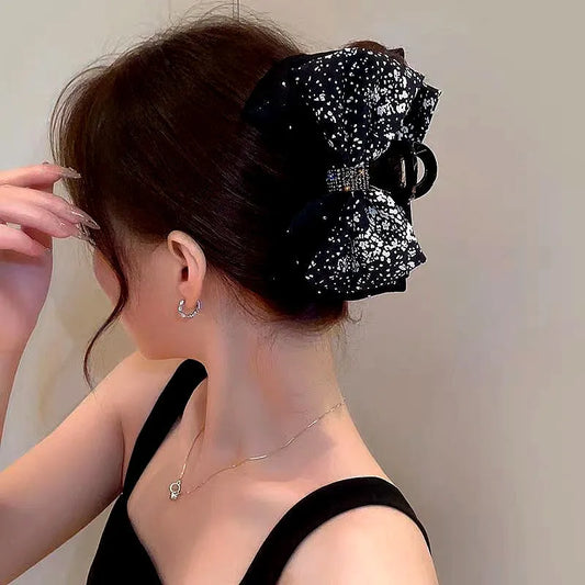 Elegant Bow Floral Hair Clips - high quality Floral Hair Clips