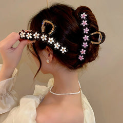 Elegant Diamond Flower Hair Clips - high quality Diamond Flower Hair Clips