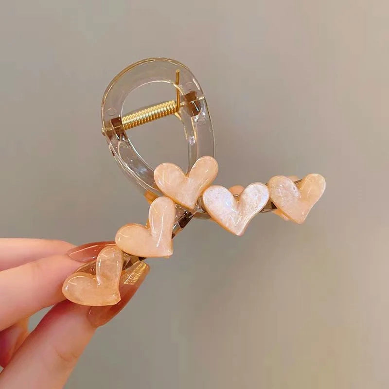 The versatile Elegant Heart Hair Clips, perfect for daily use or special occasions