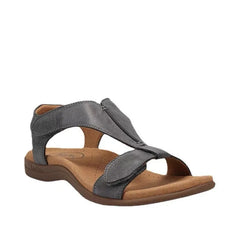 Close-up showing the material and craftsmanship of the Arch Beach Sandals