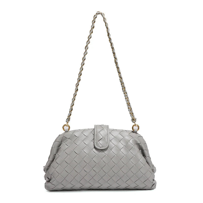 The versatile Leather Chain Shoulder Bag, perfect for daily use or special occasions