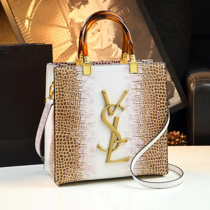 The versatile Leather Crocodile Pattern Handbags, perfect for daily use or special occasions