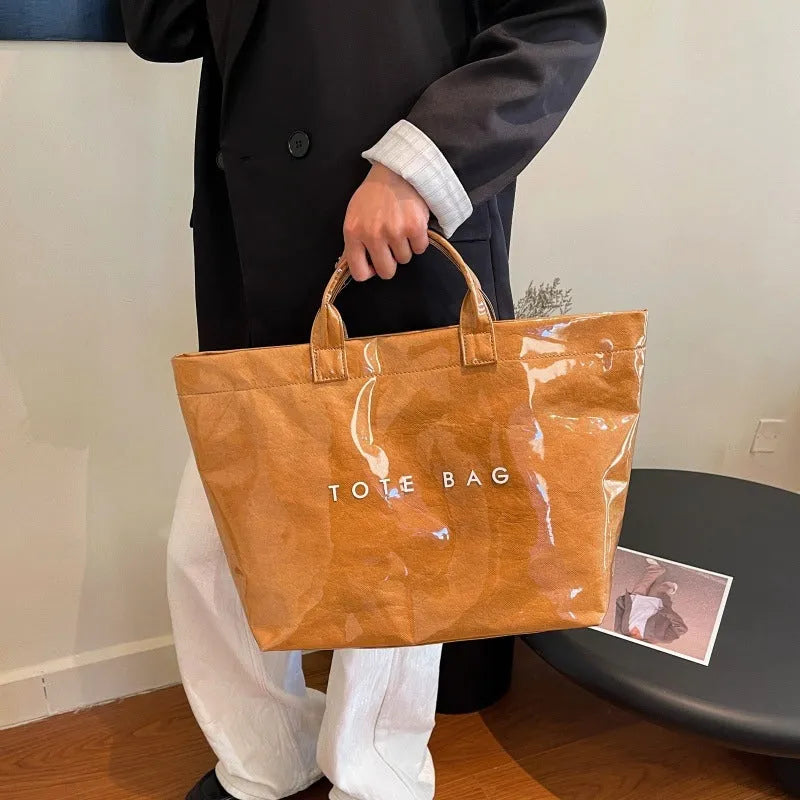 Another beautiful perspective of the PVC Waterproof Large Jelly Hand Bag