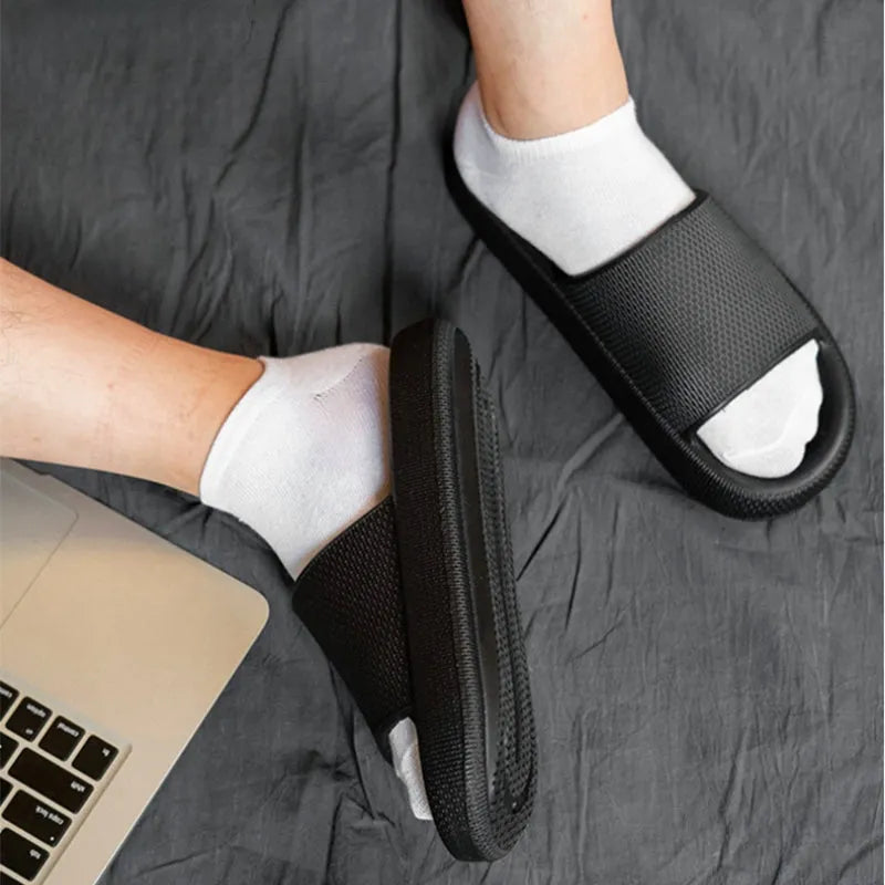 Angled view of the stylish Plastic Thick-soled Sandals