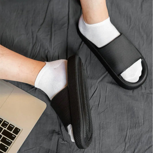Angled view of the stylish Plastic Thick-soled Sandals