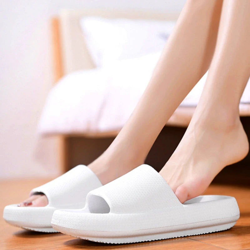 Close-up showing the material and craftsmanship of the Thick-Soled Sandals