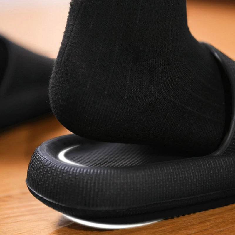 Highlighting the key feature of the Thick-Soled Sandals