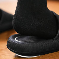 Highlighting the key feature of the Thick-Soled Sandals