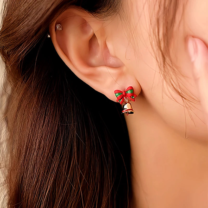 Perfect Asymmetrical Christmas Earrings for adding glamour to any outfit