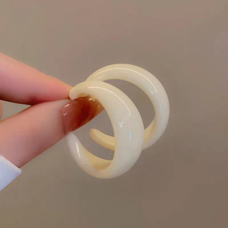 Perfect Candy Color Hoops for adding glamour to any outfit