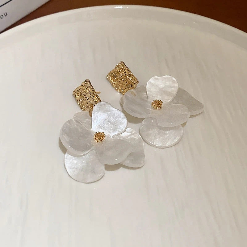 Perfect Flower Hoop Earrings for adding glamour to any outfit