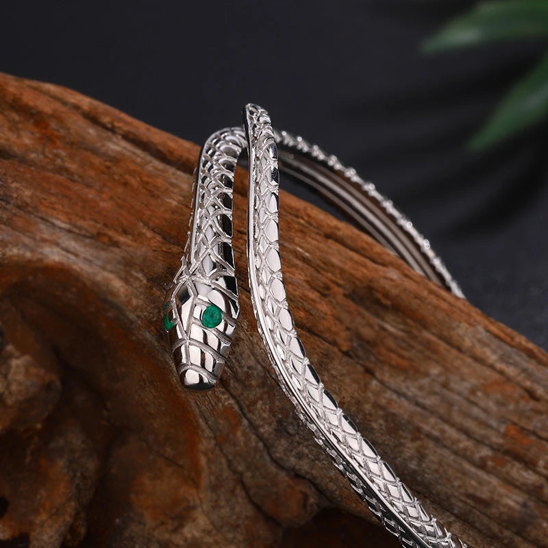 The perfect Snake Bracelet for stacking or as a standalone piece