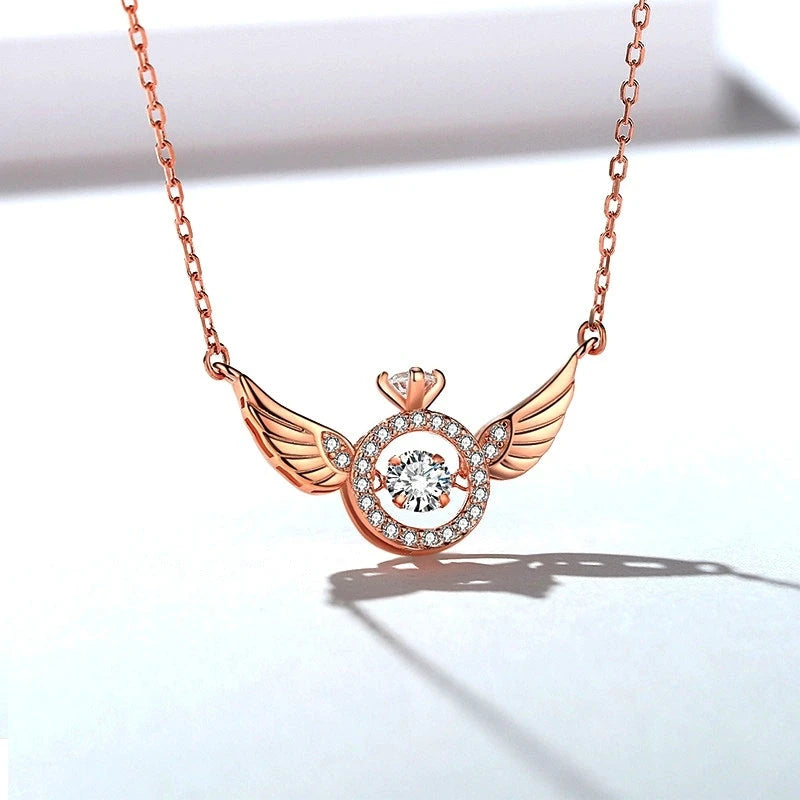 The perfect Angel Wings Necklace for layering or wearing as a statement piece