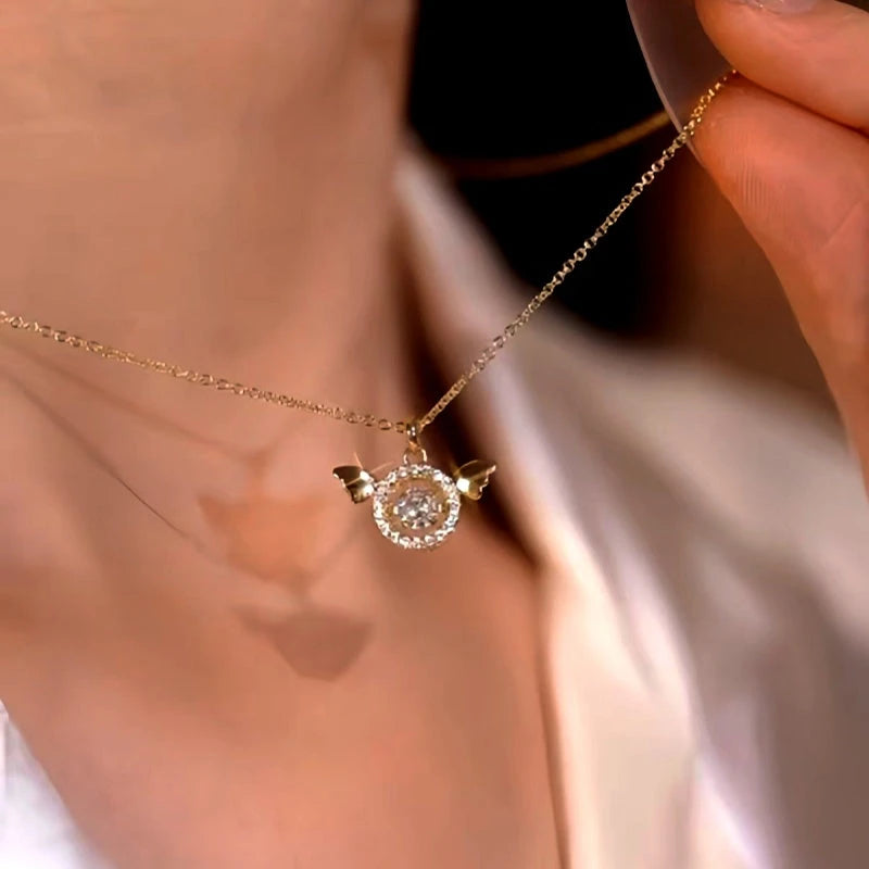 Sterling Silver Angel Wings Necklace - beautiful Angel Wings Necklace