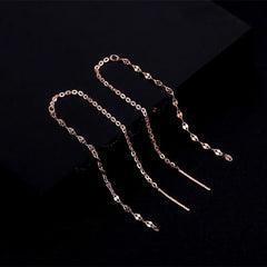 Perfect Chain Threader Earrings for adding glamour to any outfit