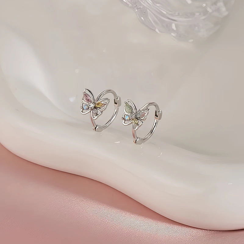 Perfect Butterfly Hoop Earrings for adding glamour to any outfit