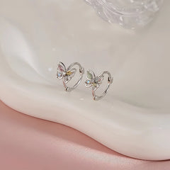 Perfect Butterfly Hoop Earrings for adding glamour to any outfit