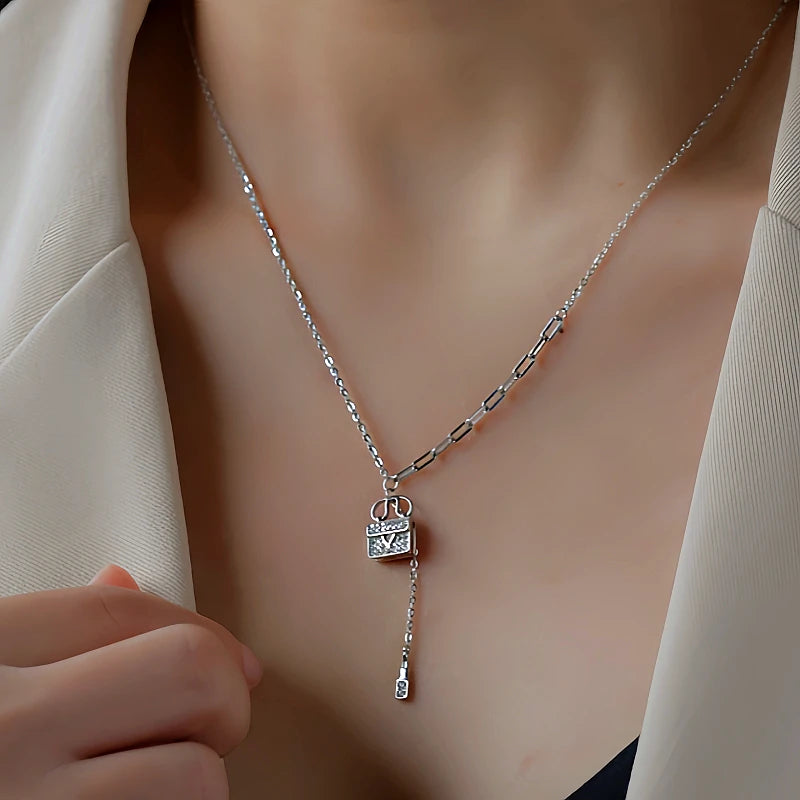 Close-up of the pendant and clasp on the Gourd Necklace