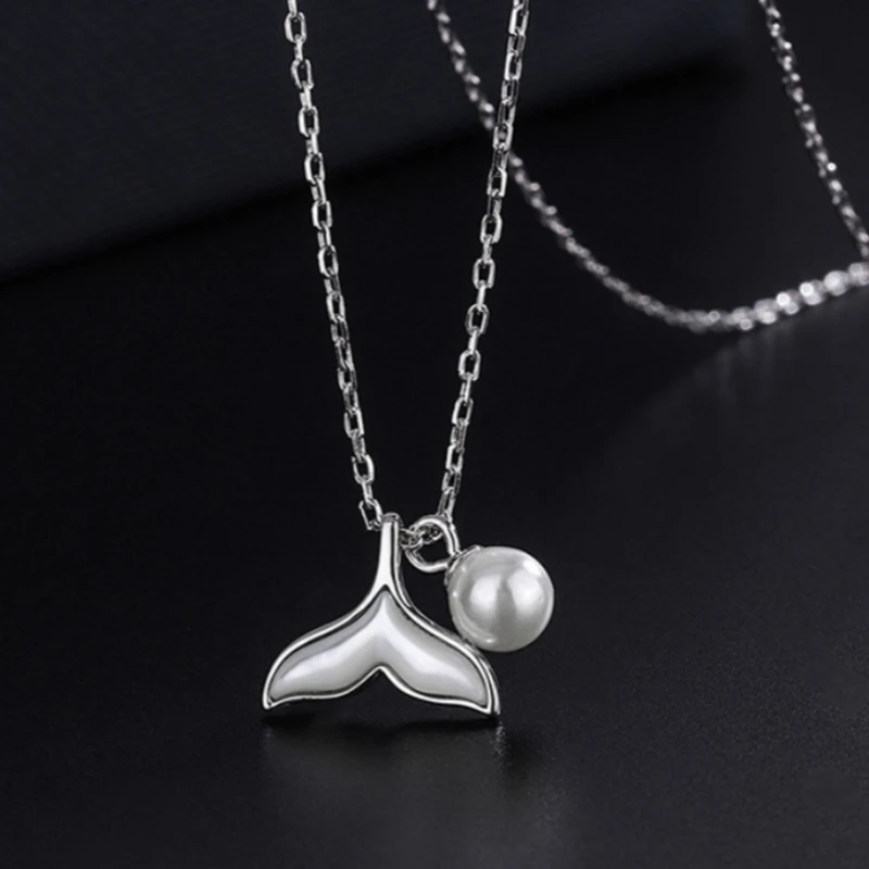 Styling the Sterling Silver Diamond Fishtail Pearl Necklaces with a beautiful outfit