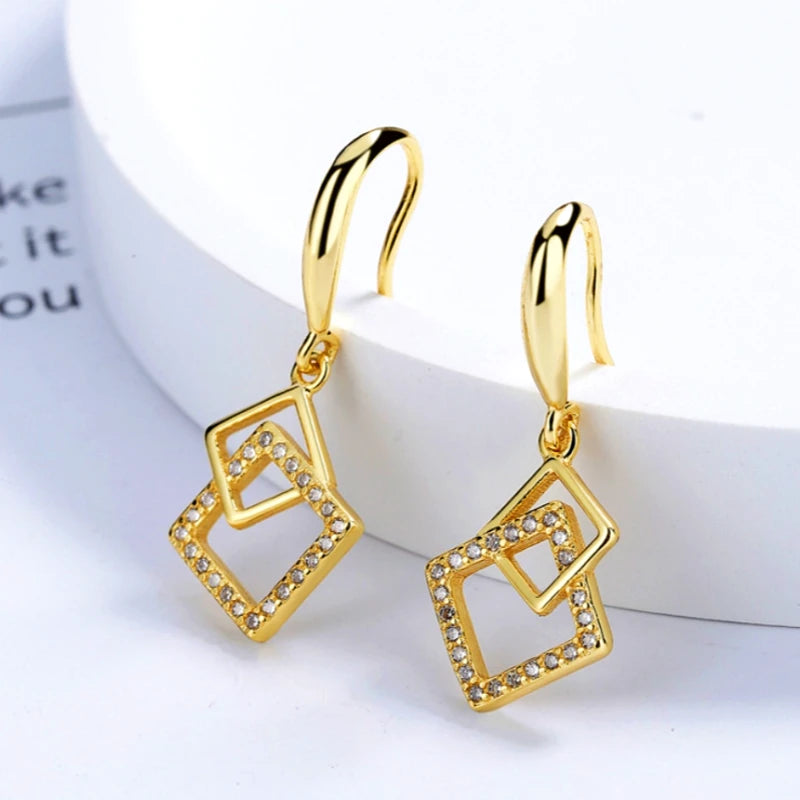 Perfect Diamond Shape Earrings for adding glamour to any outfit