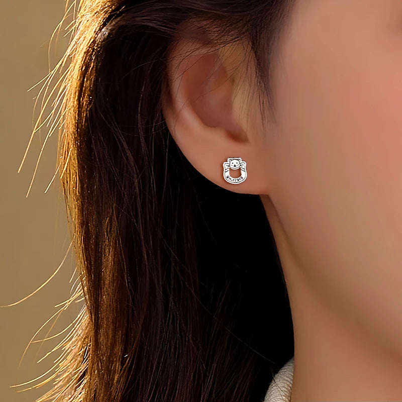 Perfect Bear Stud Earrings for adding glamour to any outfit