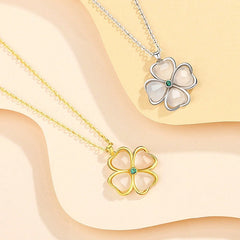 Close-up of the pendant and clasp on the Lily of the Valley Earrings