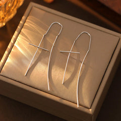Close-up detail of the sparkling zircons and plating on the Butterfly Moon Earrings
