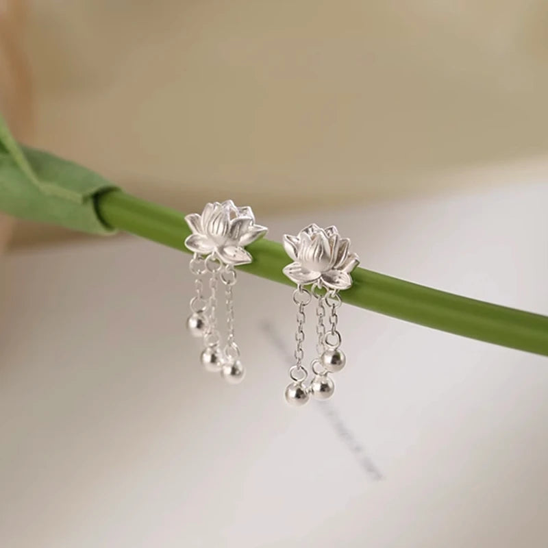 Close-up detail of the sparkling zircons and plating on the Irregular Earrings