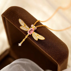 Close-up of the pendant and clasp on the Diamond Clover Necklace