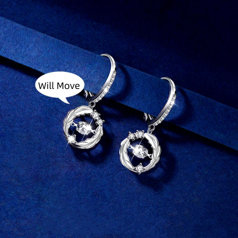 Perfect Moissanite Dangle Earrings for adding glamour to any outfit