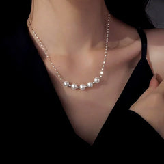 Sterling Silver Luxury Pearl Necklaces - beautiful Sterling Silver Pearl Necklace
