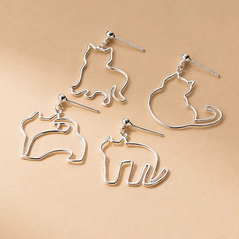 Perfect Puppy Cat Earrings for adding glamour to any outfit