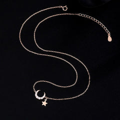 The perfect Star and Moon Necklace for layering or wearing as a statement piece
