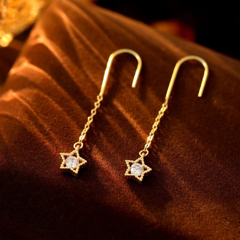 Perfect Star Ear Hooks for adding glamour to any outfit