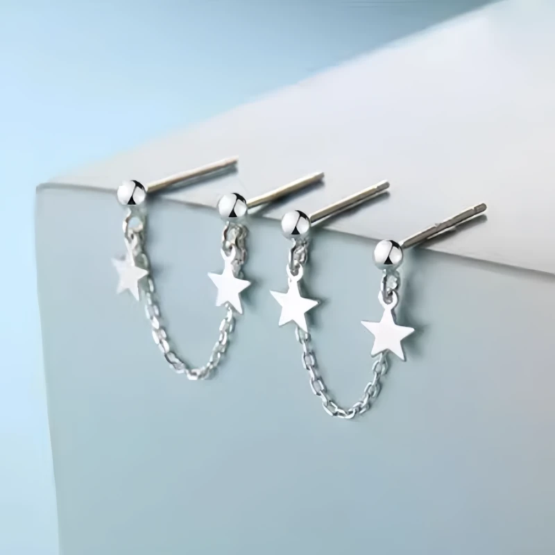 Perfect Star Dangle Earrings for adding glamour to any outfit