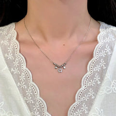 Sterling Silver Star Tassel Necklace - beautiful Star Tassel Necklace (*Correction: Handle and original tags imply necklace*)