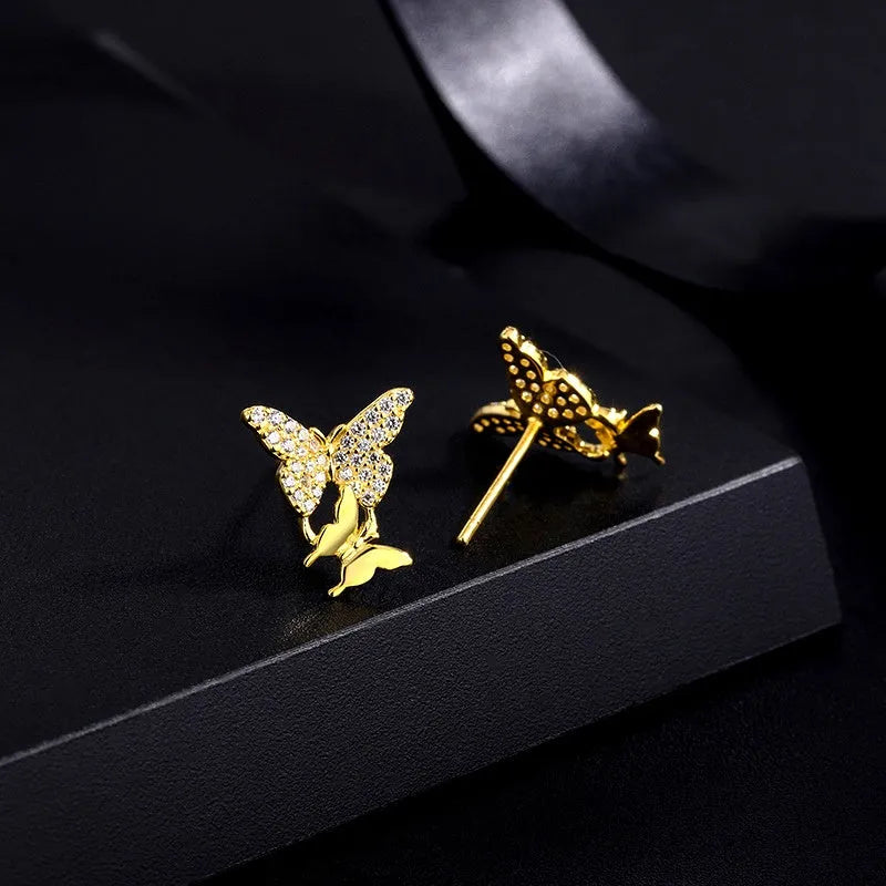Perfect Butterfly Stud Earrings for adding glamour to any outfit