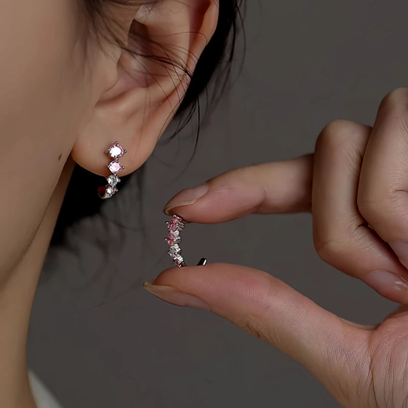 Perfect C-Shaped Hoop Earrings for adding glamour to any outfit