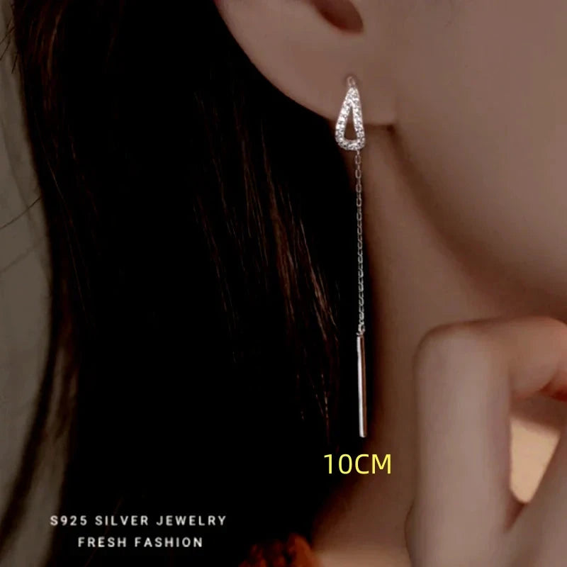 Perfect Zircon Drop Threaders for adding glamour to any outfit