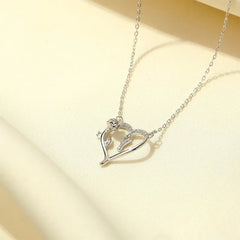 Styling the Sterling Silver Heart Rose Letter Necklaces with a beautiful outfit