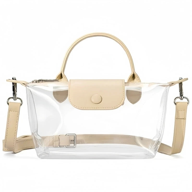 Close-up showing the material and craftsmanship of the Small Square Handbag