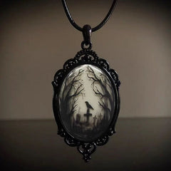 The perfect Witch Pendant Necklace for layering or wearing as a statement piece