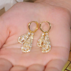 Fashionable & Elegant Gold Leaf Earrings