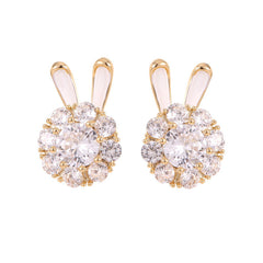 Exquisite & Stylish Rotatable Rabbit Earrings